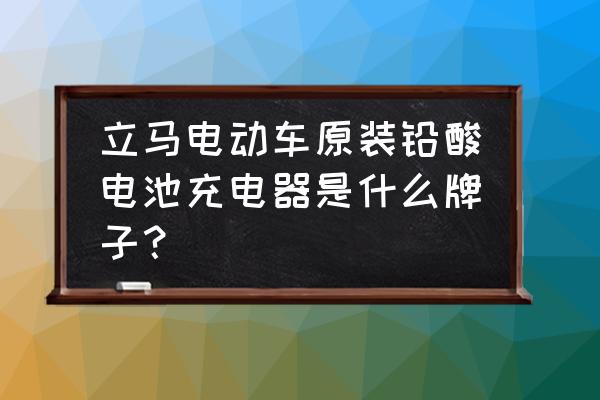 牵引铅酸电池充电器哪家好 立马电动车原装铅酸电池充电器是什么牌子? 牵引铅酸电池充电器哪家好 立马电动车原装铅酸电池充电器是什么牌子?