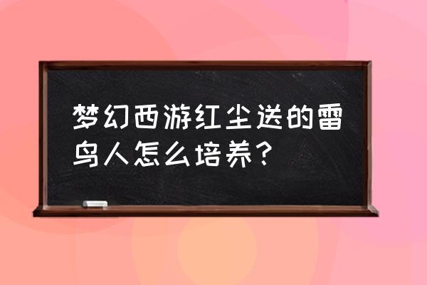 梦幻西游雷鸟人怎么样 梦幻西游红尘送的雷鸟人怎么培养？