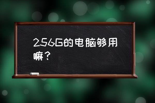 256gi5的笔记本电脑够用吗 256G的电脑够用嘛？