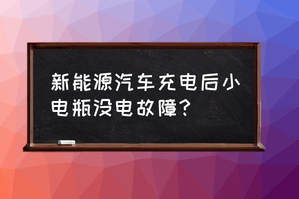 奇瑞小蚂蚁小电瓶没电如何充电 新能源汽车充电后小电瓶没电故障? 奇瑞小蚂蚁小电瓶没电如何充电 新能源汽车充电后小电瓶没电故障?