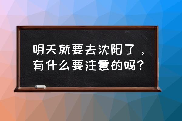 开车平时需要注意什么 明天就要去沈阳了,有什么要注意的吗? 开车平时需要注意什么 明天就要去沈阳了,有什么要注意的吗?